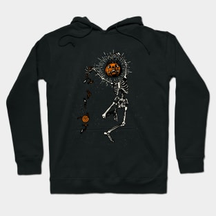 Retro Vintage Dance Macabre Skeleton Hoodie